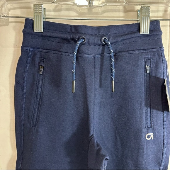 GAP Fit Kids Drawstring Waist Navy Joggers XS (4-5) - Picture 2 of 8